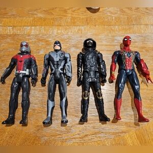 Marvel Avengers Titan Hero Action Figures 12" 2018 Spider, Ant, Cap Am, Hawkeye